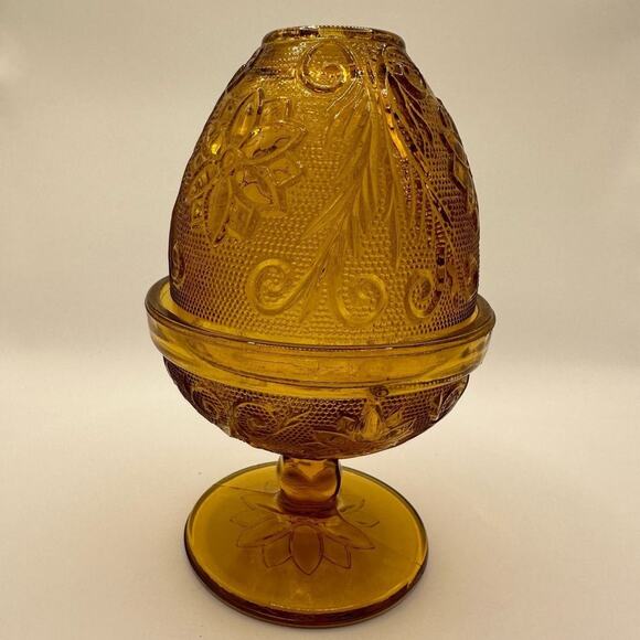 Vintage Indiana Glass Fairy Lamp Tiara Chantilly - Picture 2 of 5